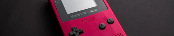 Nintendo Game Boy Color on a dark background