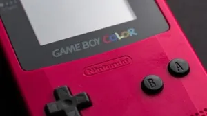Nintendo Game Boy Color on a dark background