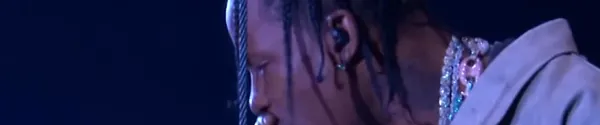 Travis Scott performing at the 2017 MTV EMAs