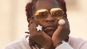 Young Thug Wearing Some Rings At His Hands
