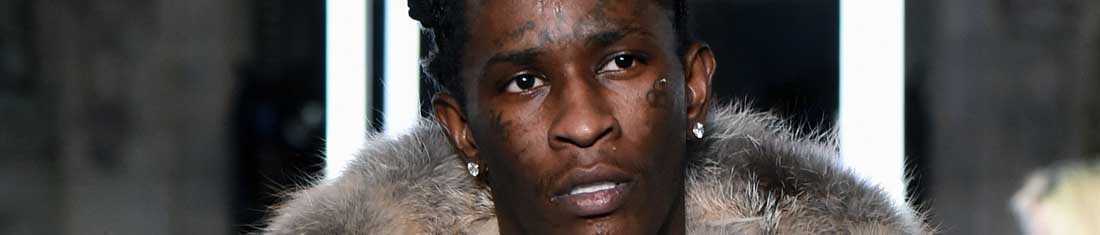 Young Thug With a Weird Haired Jacket